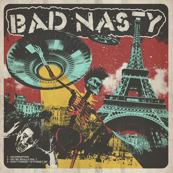 BAD NASTY / THE KRAYS "Split" - LP
